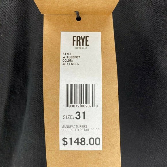 FRYE Black Addie Skinny Stretch Jeans Black NWT - Picture 10 of 12